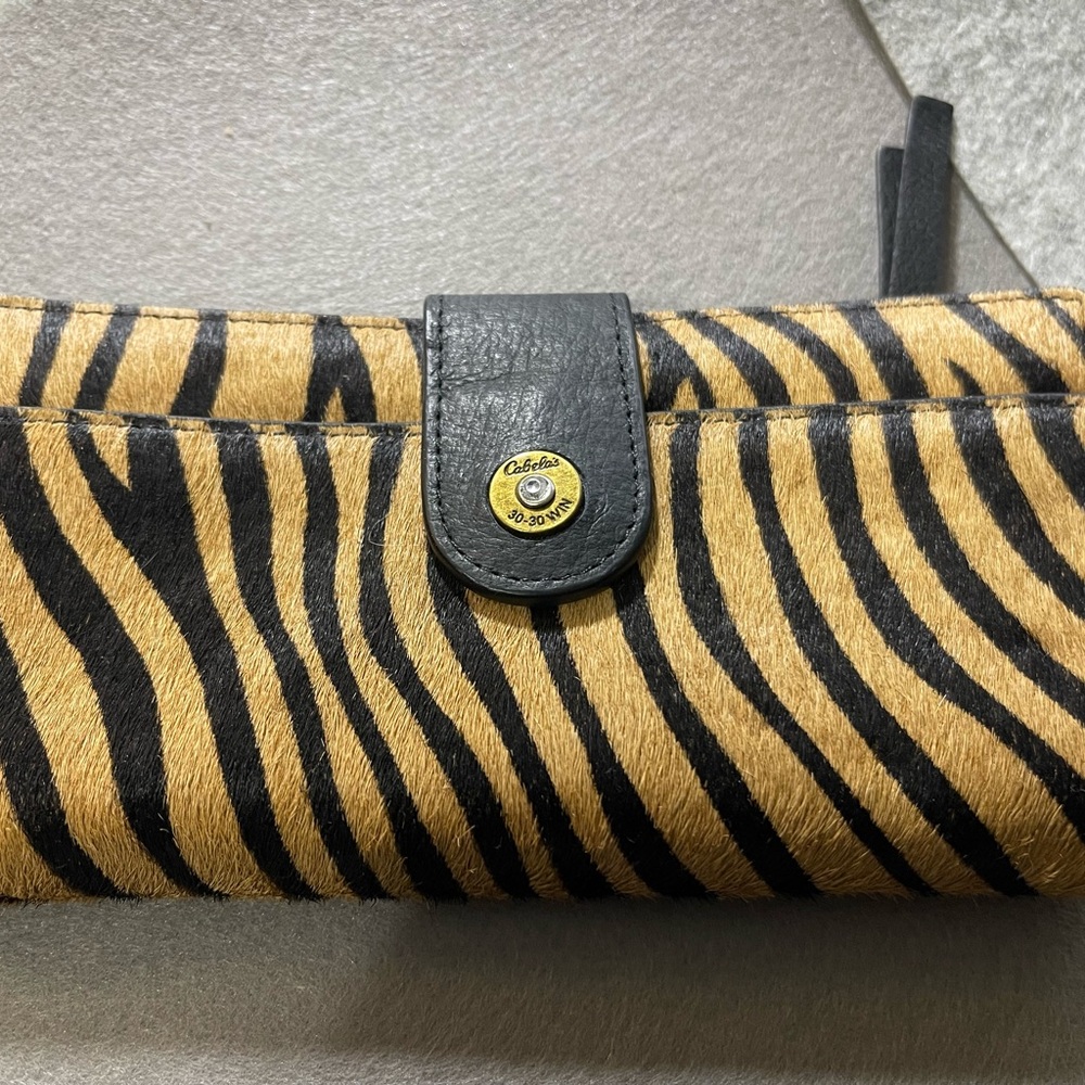 Cabela's Zebra Print Clutch